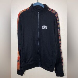 Billionaire Boys Club Track Jacket Full Zip Black Camo Mens Size Large Rare Find